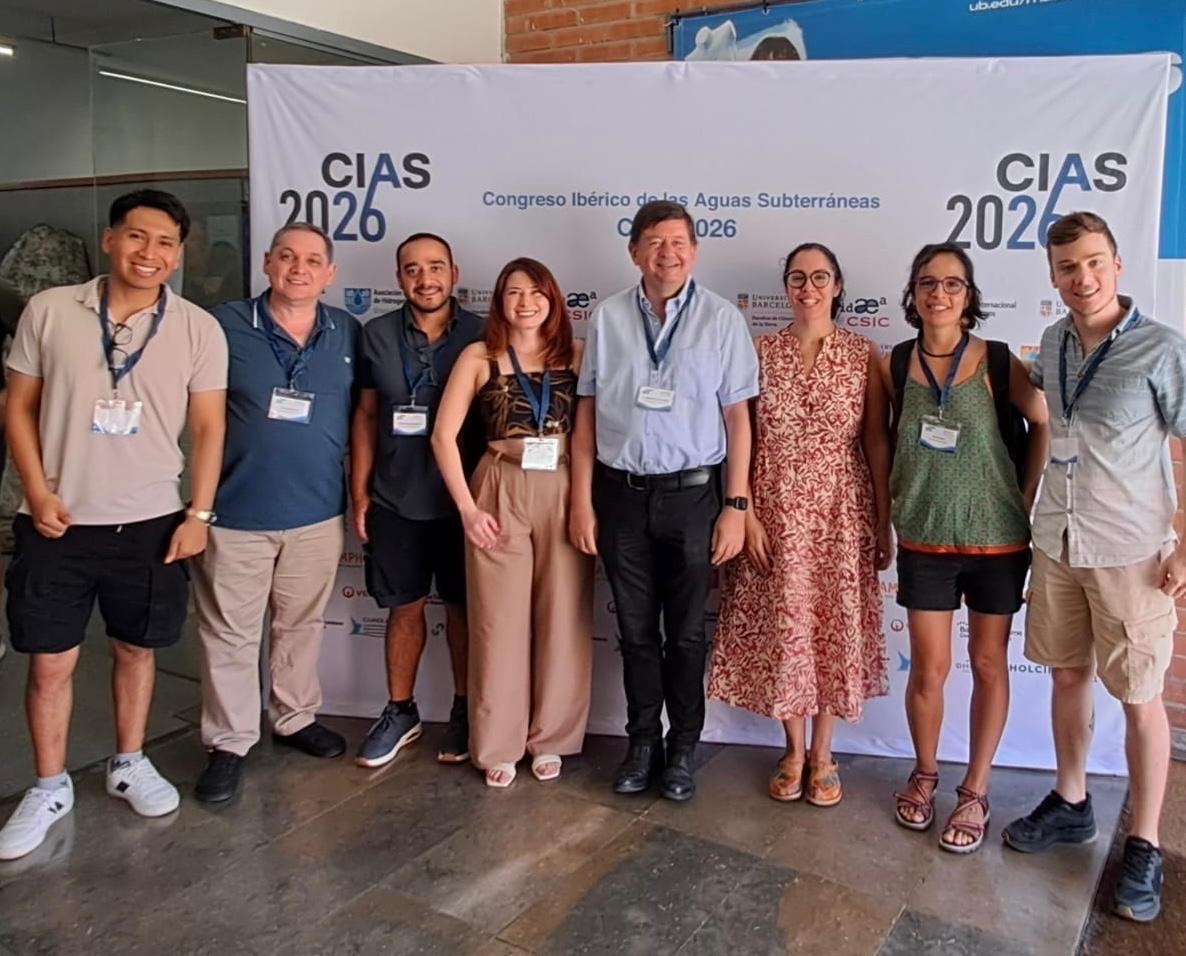 Representación del Grupo de Hidrogeología de la UPV en CIAS2026