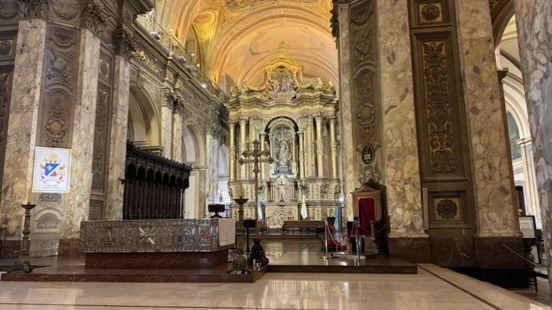 La catedral, una de las paradas de nuestros paseos.
