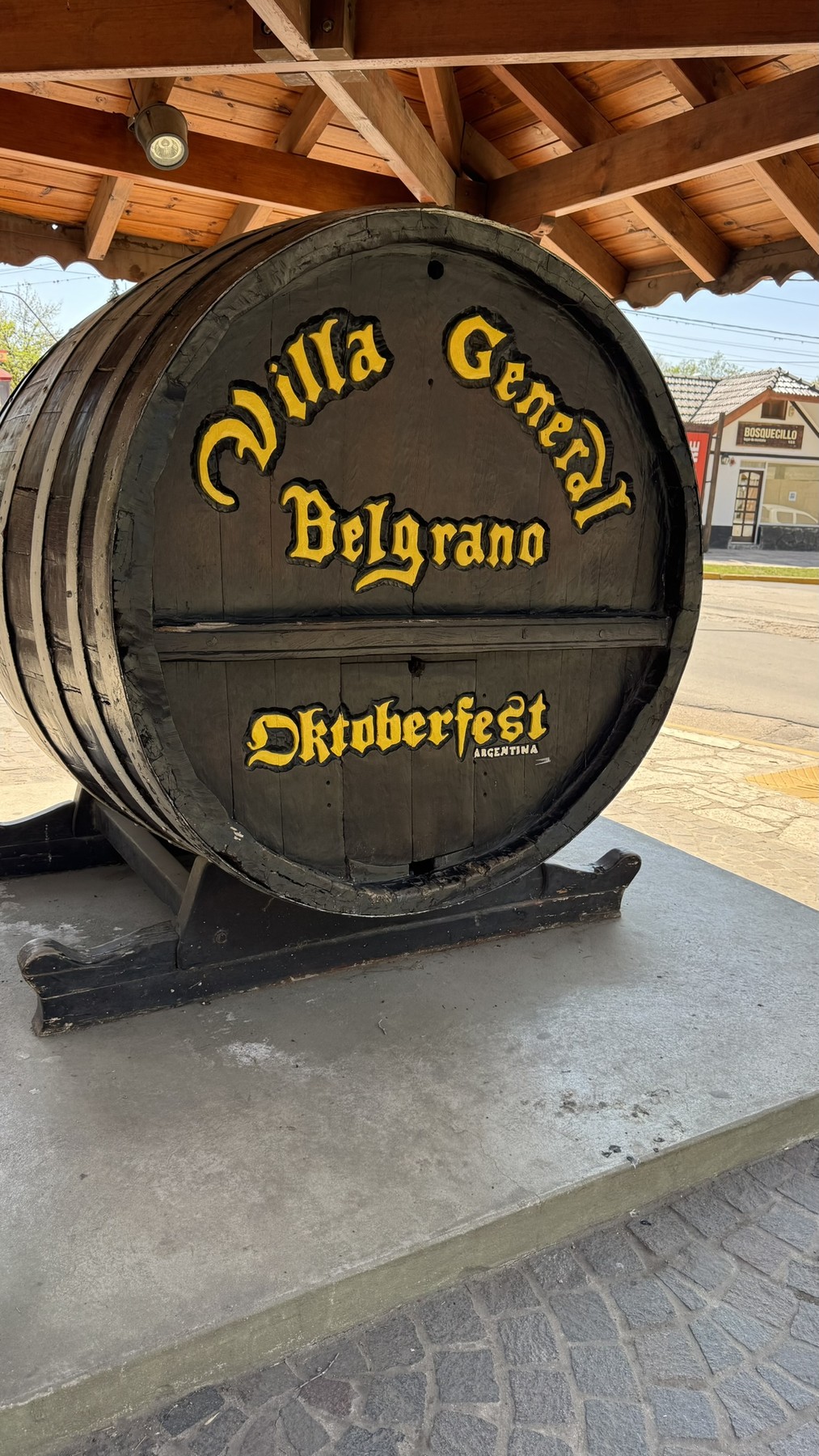 En Villa General Belgrano ya se anunciaba el Oktoberfest.