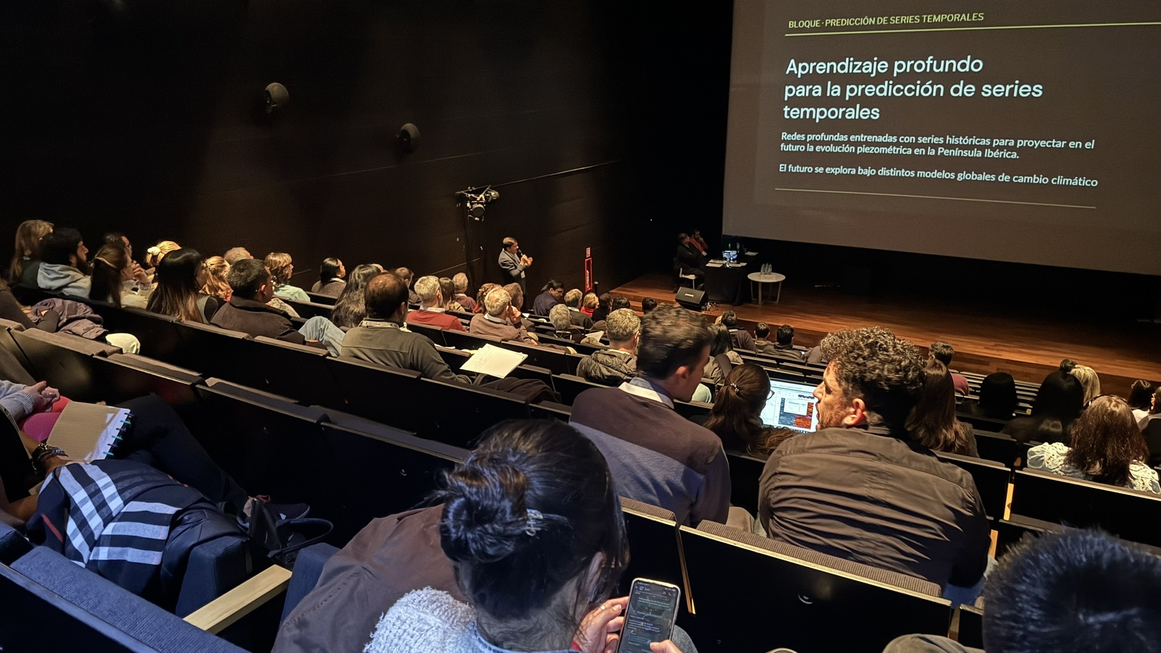 Vista del auditorio durante mi intervención en Mar del Plata.